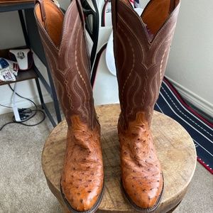 Luchese ostrich boots